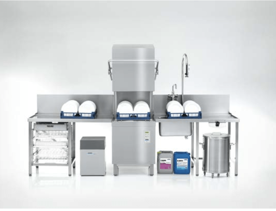 Máy rửa chén công nghiệp cửa đẩy