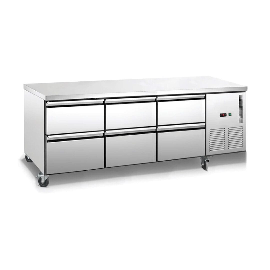 Bàn đông 6 hộc kéo