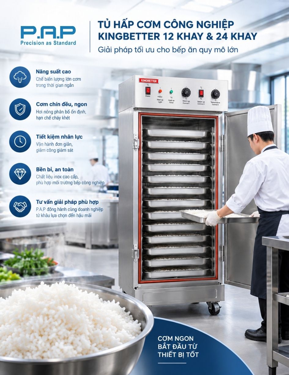 Tủ hấp cơm tủ nấu cơm kingbetter